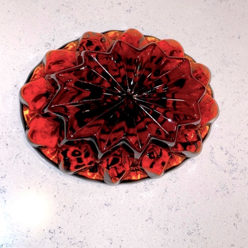 Cambridge National Convention 1979  Commemorative Amber Paperweight Vintage EUC